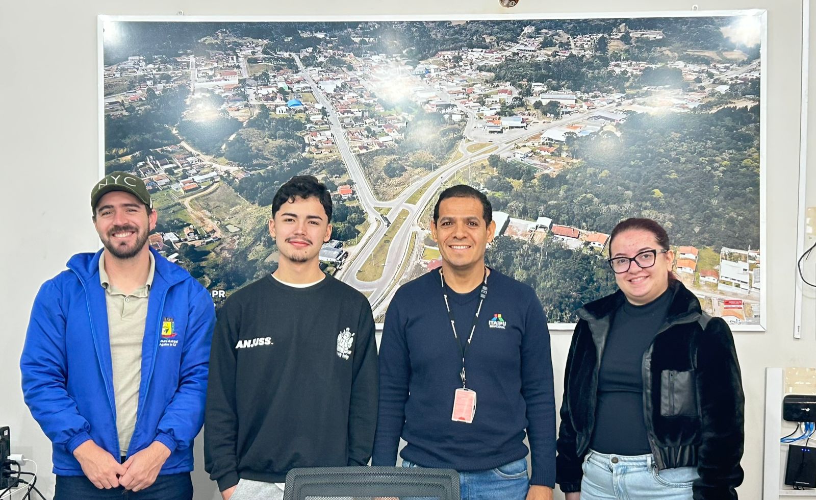Agudos do Sul recebe visita do técnico Oséas, da Itaipu, e avança em projetos com novos recursos