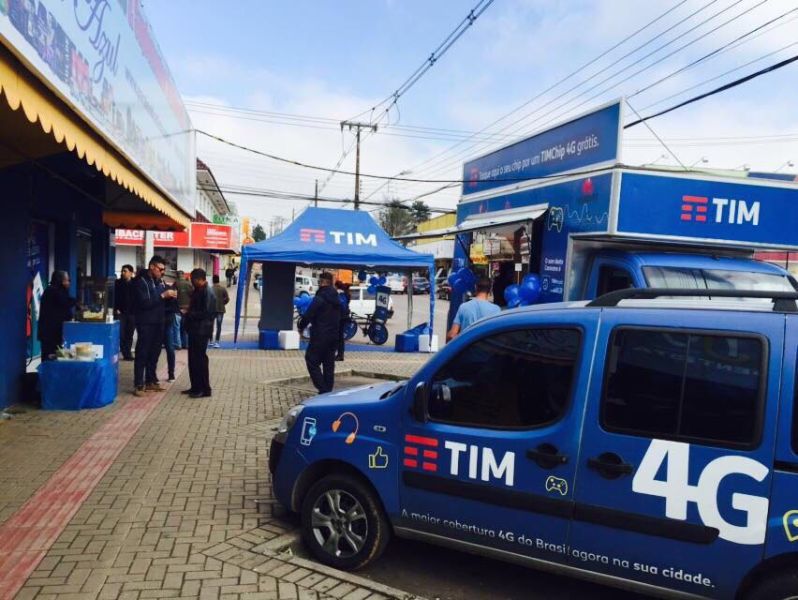 Caravana 4G da TIM chegou a Fazenda Rio Grande