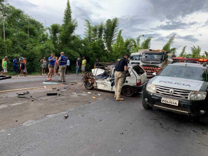 Homem morre e 3 pessoas ficam gravemente feridas em acidente, em Santo Antônio da Platina