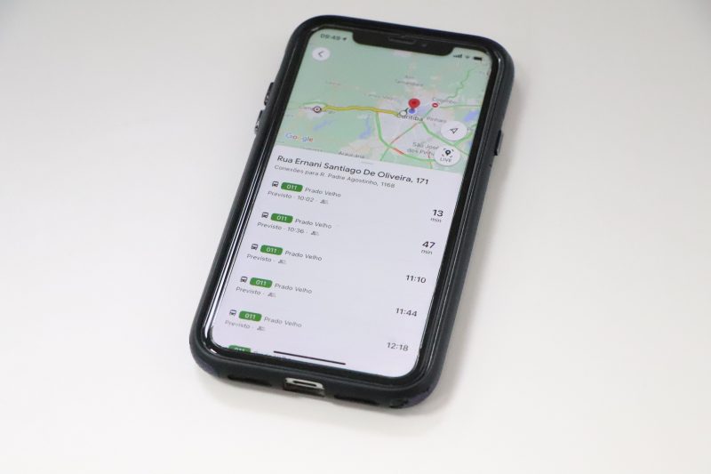 Parceria entre Comec e Google permite acompanhamento dos ônibus da RMC em tempo real
