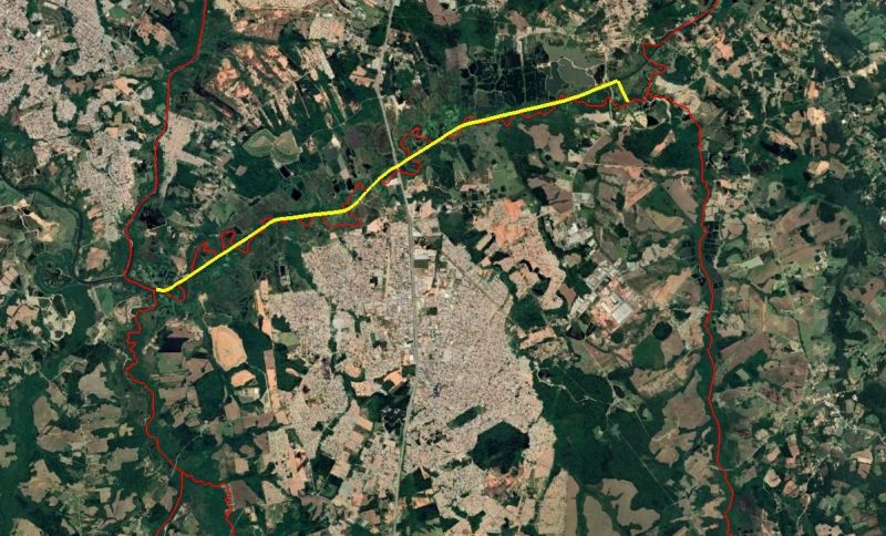 Limite territorial entre Curitiba e Fazenda Rio Grande irá mudar