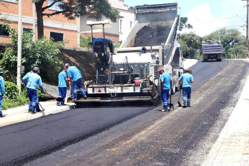 Piên: pavimentação na Campina dos Maia segue para o fim