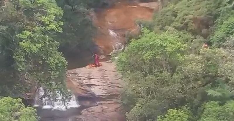 Homem morre depois de se afogar ao descer tobogã de pedra no Salto dos Macacos, em Morretes