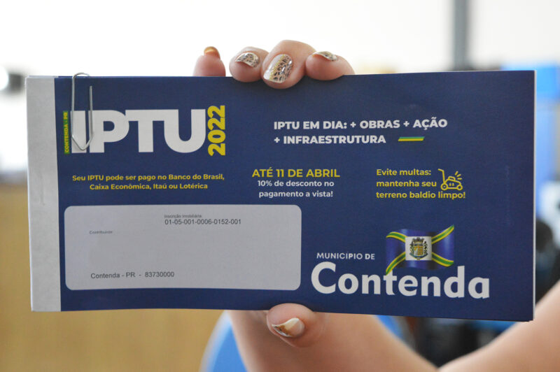 IPTU de Contenda começa a ser entregue