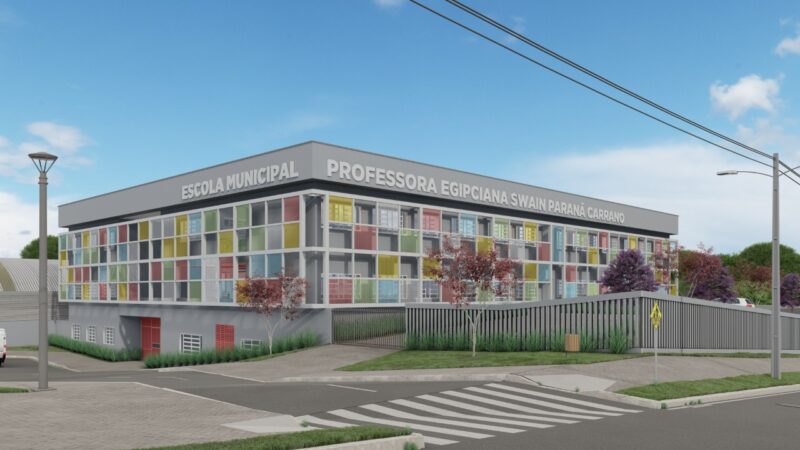 Obra da nova Escola Municipal Egipciana de Araucária deve iniciar em cerca de dois meses