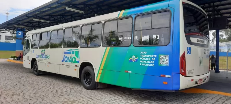 Começa a valer a tarifa zero para o transporte coletivo de Quatro Barras