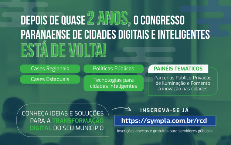 AMP apoia o 8° Congresso Paranaense de Cidades Digitais e Inteligentes