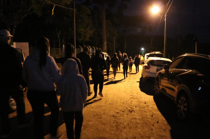 Mandirituba realiza 1ª Caminhada Noturna na Natureza