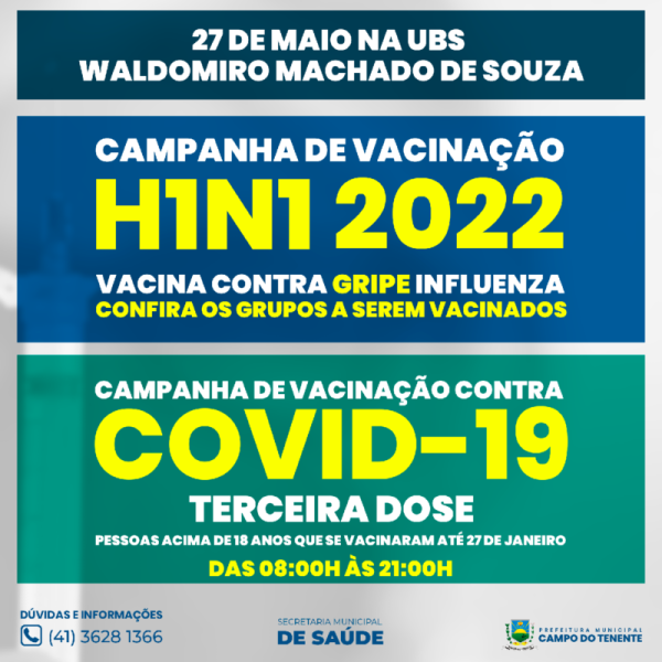 Campanha de vacinação contra a gripe e Covid-19 nesta sexta-feira vai até às 21:00hrs