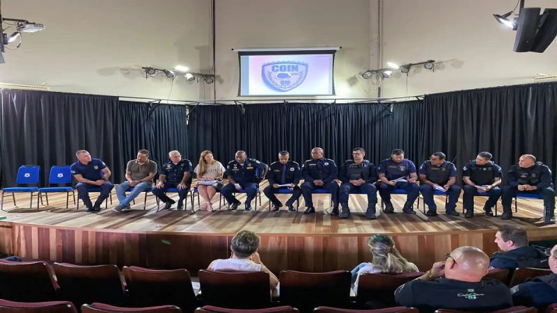 Subcomando da Guarda de FRG participa de reunião do COINGM em São José dos Pinhais