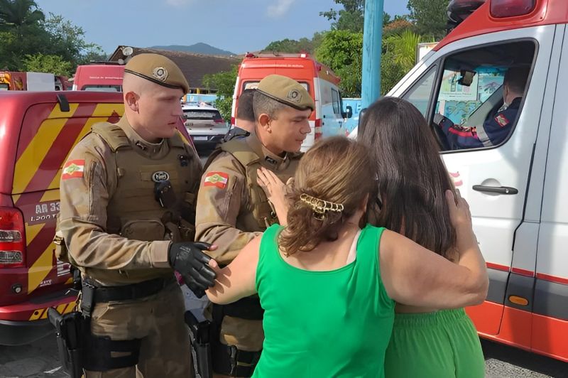 Ataque em creche de Blumenau deixa quatro crianças mortas  e cinco feridas