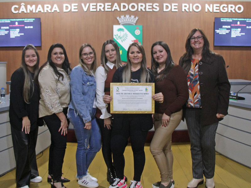 Projeto rionegrense conquista destaque nacional e é homenageado pela Câmara Municipal