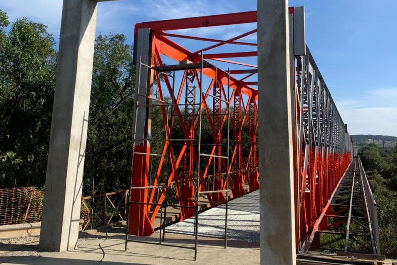 Ponte histórica entre Lapa e Campo do Tenente terá tráfego liberado em julho