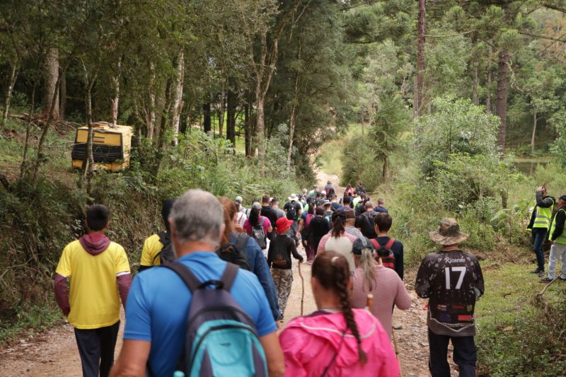 Mandirituba realizou mais uma caminhada na natureza, atraindo 1.500 inscritos