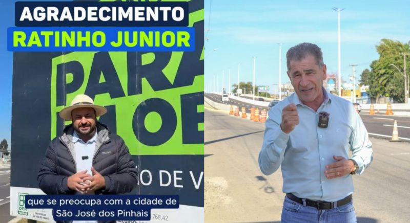 Oposição aponta 'fake news' de Nina Singer sobre o viaduto em São José dos Pinhais