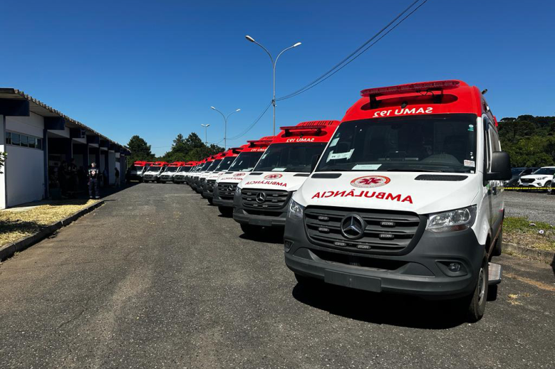 Fazenda Rio Grande recebe novos veículos para atendimentos hospitalares