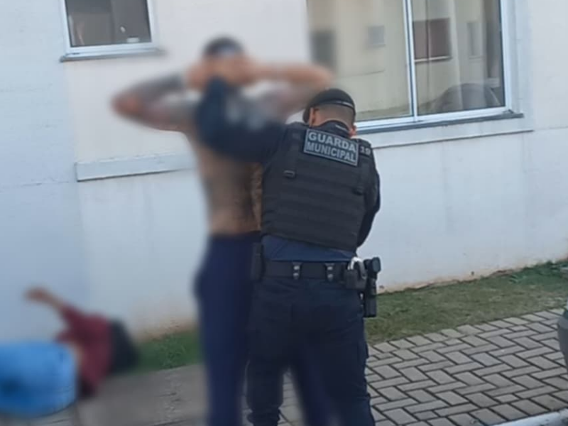Guarda Municipal de Fazenda Rio Grande atende caso de violência contra mulher no bairro Santa Maria