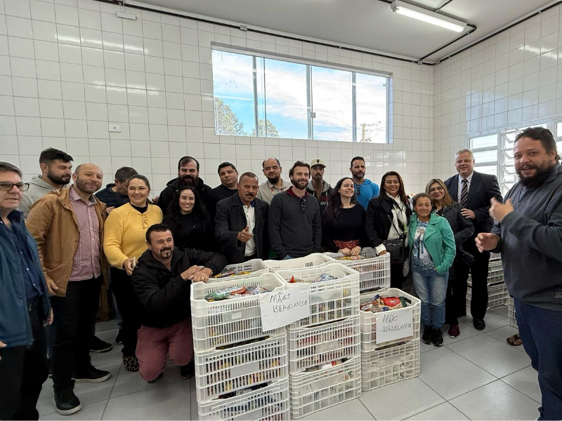 1.º de Maio Solidário arrecada e distribui 1,7 tonelada de alimentos em Araucária