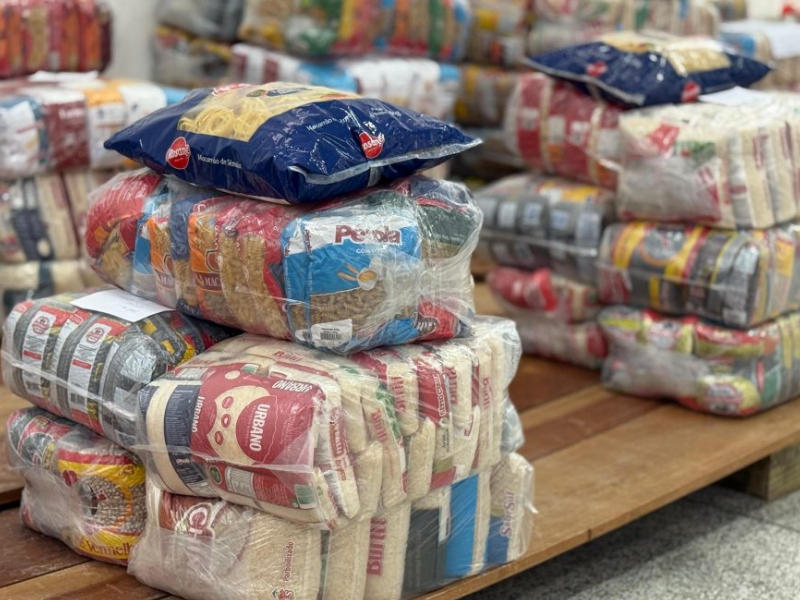 Prefeitura de São José dos Pinhais repassa 7,5 toneladas de alimentos a unidades sociais