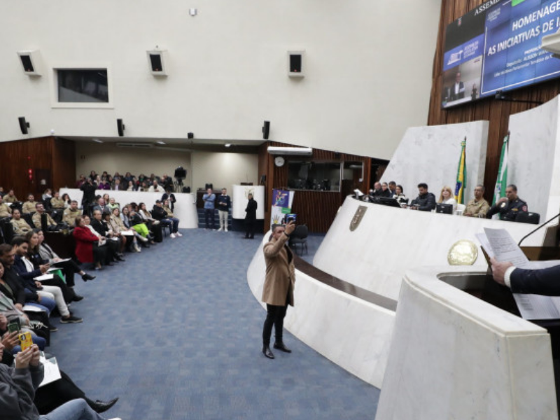 Assembleia Legislativa homenageia agentes que promovem a inclusão no Paraná