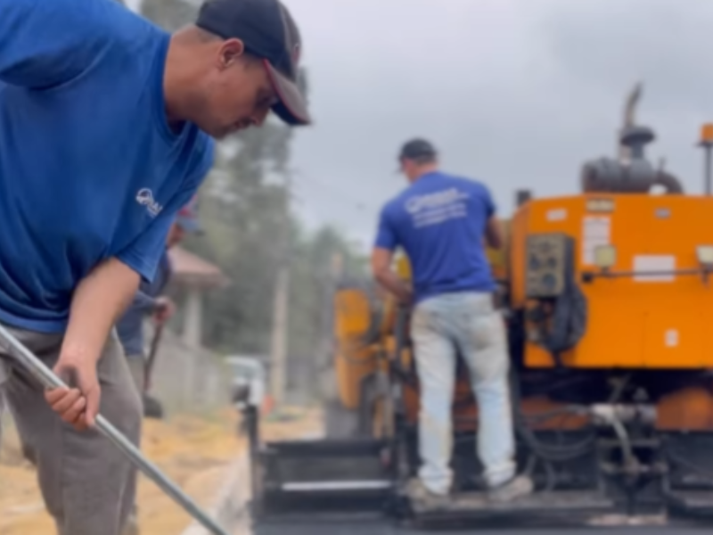 Município segue com obras no asfalto a todo vapor!