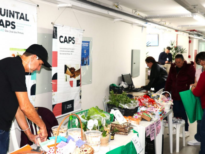 Projeto de Economia Solidária do CAPS AD promove ação em comemoração aos 2 anos