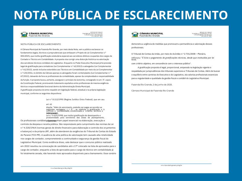 Câmara propõe gratificação para contadores e técnicos contábeis e busca corrigir distorção histórica