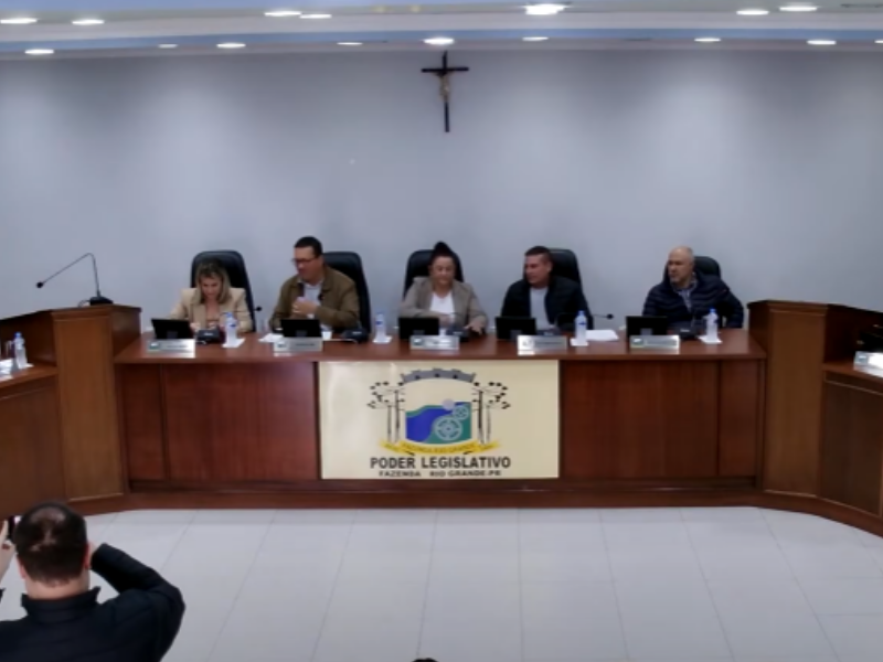 Confira a pauta da 16ª Sessão da Câmara Municipal de Fazenda Rio Grande