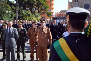 21-04-2016 Tiradentes, dia de Homenagem na praça central de Curitiba, que leva seu nome. na presença de autoridades de diversas instituições